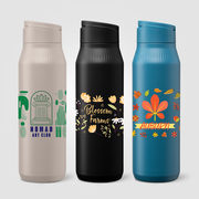 Majesty Recycled Stainless Steel Selfie Stand Bottle - 25 oz. - ColorJet