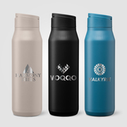 Majesty Recycled Stainless Steel Selfie Stand Bottle - 25 oz. - Laser Engraved