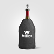 Nest Recycled Polyester Heathered Wine Bottle Cooler – 6.4 x 8.9 in.
