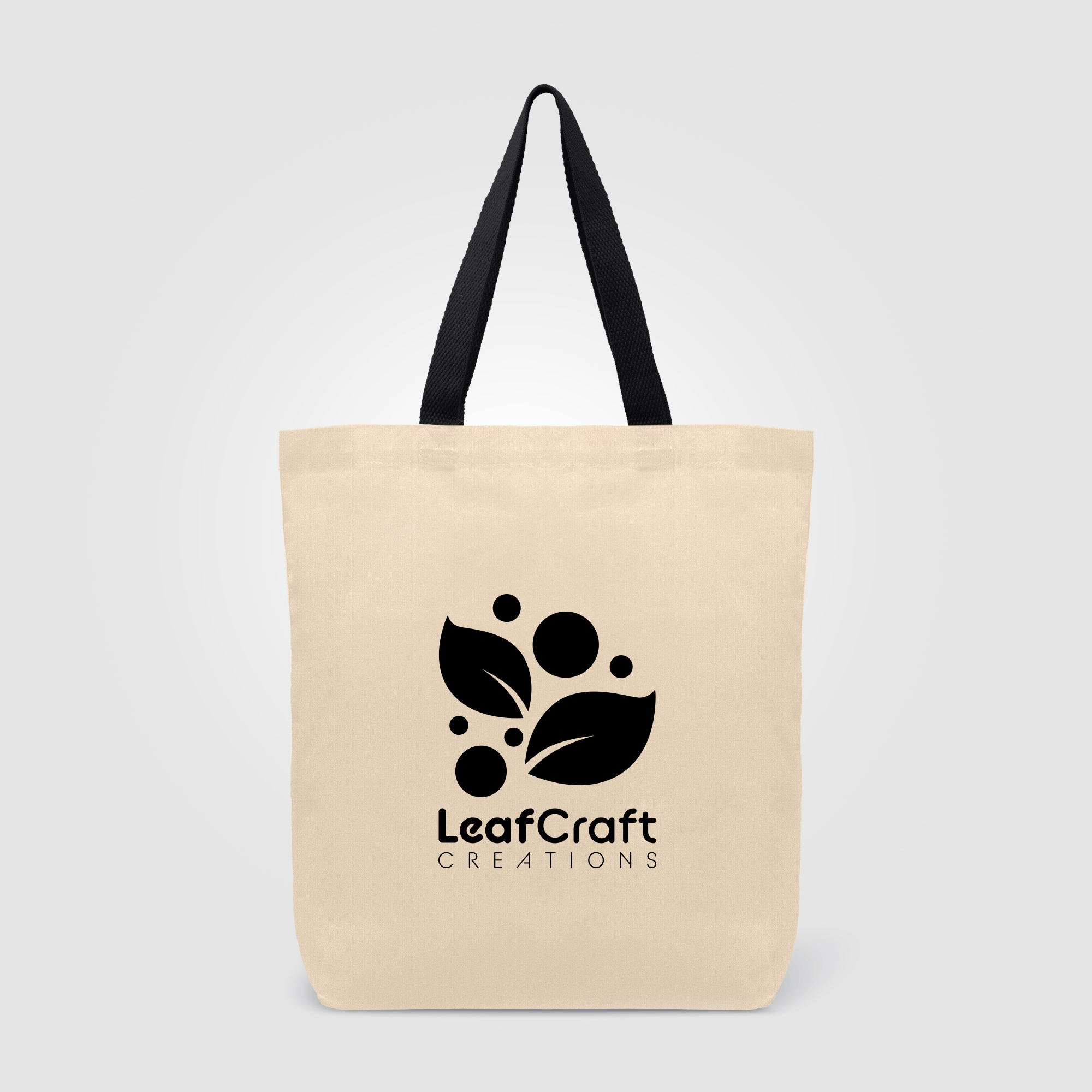 Tonga - 5 oz. Natural Cotton Tote w/ Color Straps