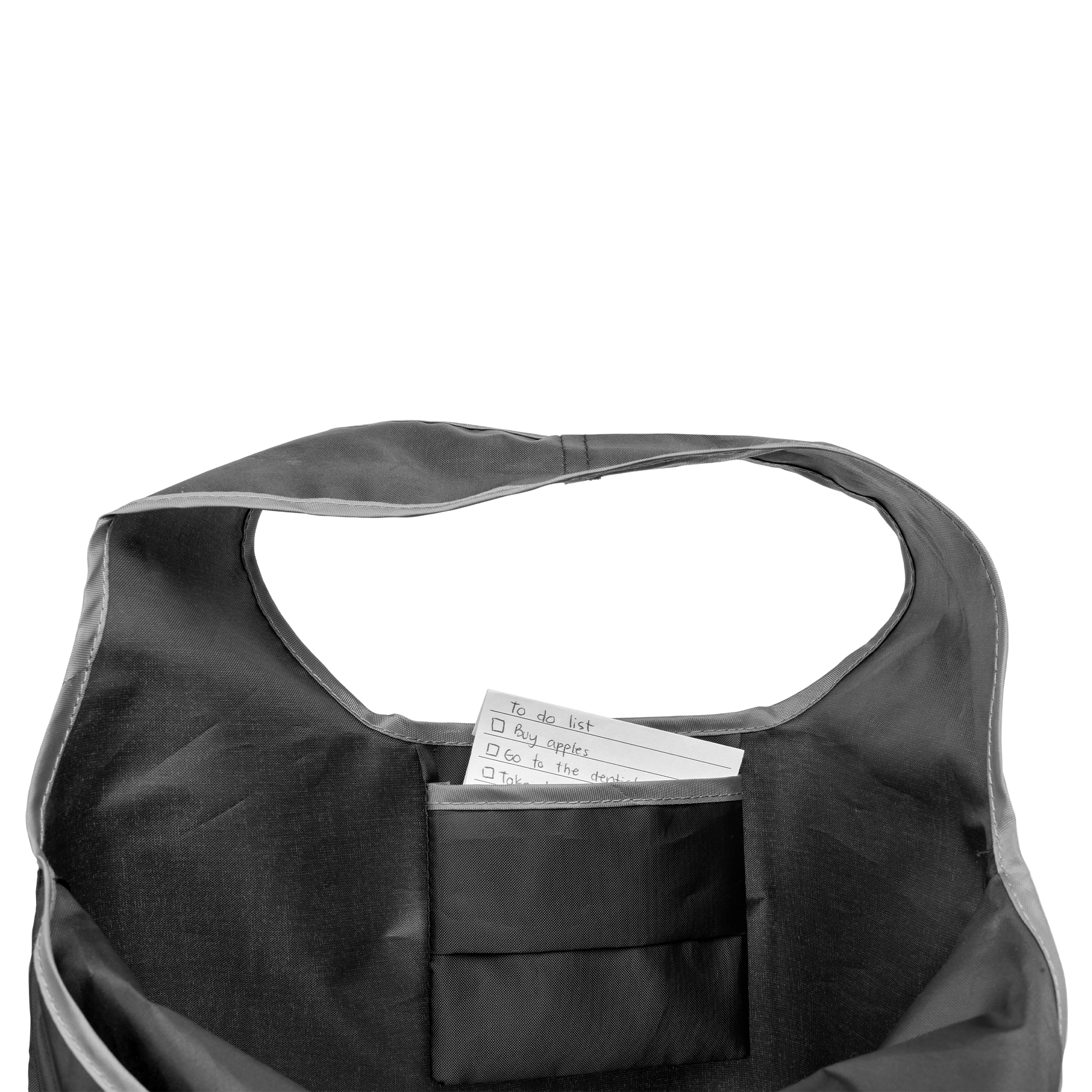 Zurich Foldaway Shopping Tote Bag 210D Polyester, 420D RipStop Trim