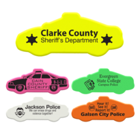 Police Car Die Cut Eraser