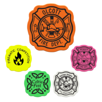 Maltese Cross Die Cut Eraser