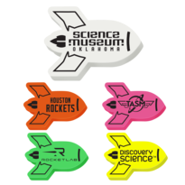 Rocket Ship Die Cut Eraser