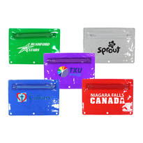 Premium Vinyl Zippered Pack, Transparent Colors