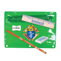 Premium Transparent School Kit with 1 Pencil