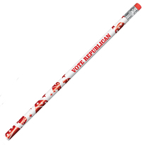 Political Foil Pencil - Republican