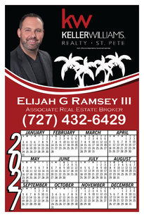 Full Color Digital Calendar Magnet