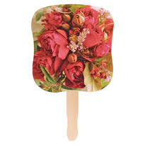 Stock Design Hand Fan-Flower Bouquet