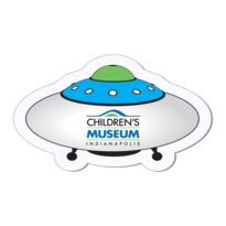 UFO Shaped Magnet, Full Color Digital