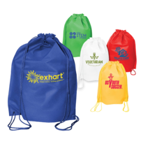 NW Drawstring Backpack with Gusset