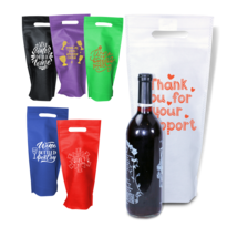Thrifty Single Bottle Wine Bag