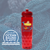 RECYCLED PET - 24 oz. Bottle with Push 'n Pull Cap