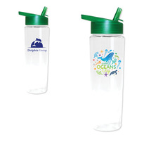 24 oz. Recycled Bottle with Straw Cap