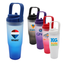 Halcyon® 30 oz. Recycled Ombre Tumbler with Carrying Handle