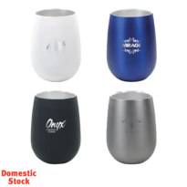 Halcyon® 12 oz. Stainless Steel Wine Glass