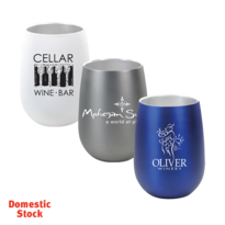 Halcyon® 12 oz. Stainless Steel Wine Glass