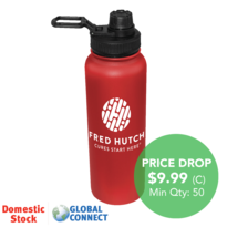 32 oz. Memphis Sports Bottle with Screw on Cap