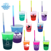 Mood™ 12 oz. Stadium Cup/Straw/Lid Set