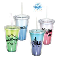 Mood™ 16 oz. Victory Acrylic Tumbler with Straw Lid