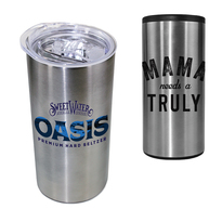 12 oz. Stainless Slim Tumbler/Can Cooler