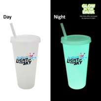 Nite Glow 26 oz. Tumbler with Lid & Straw