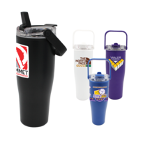 30 Oz. Recycled Tumbler with Handle Lid