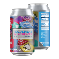 12 oz. Sparkling Canned Water, Full Color Digital