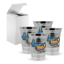 Top Cup by Ball™ 16 oz. Recycled Aluminum Cup - Set of 4, Full Color Digital
