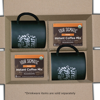 Mug Gift Set with 2 Four Sigmatic® Coffee Think Mixes