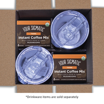 Tumbler Gift Set with 2 Four Sigmatic® Coffee Think Mix Boxes