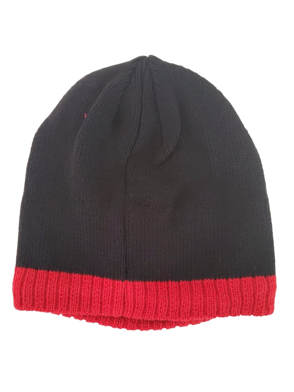 Cable Knit Trimmed Beanie - Toque with Fleece Lining