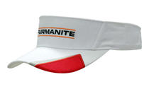 Brushed Heavy Cotton Visor with Peak Insert & Embroidery
