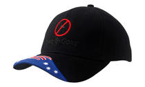 Brushed Heavy Cotton with Australia Flag Insert/Embroidery on Peak