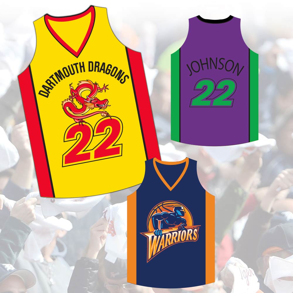 Serviette de soutien, Maillot de basketball - Impression recto verso