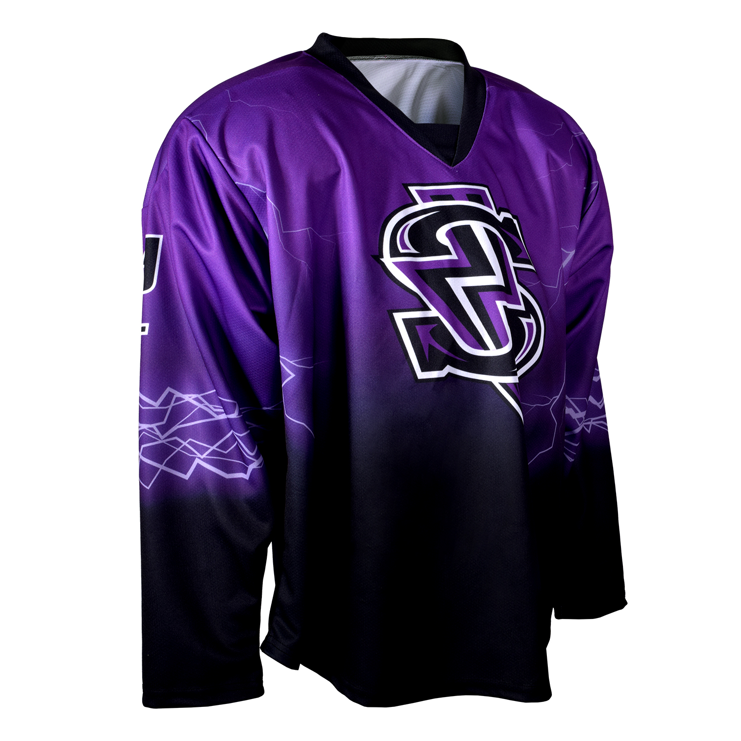 Source Sublimation ice hockey jersey with sponsors logo on m.