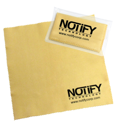 Chiffon de nettoyage en microfibre, impression par pad - 5" x 5"