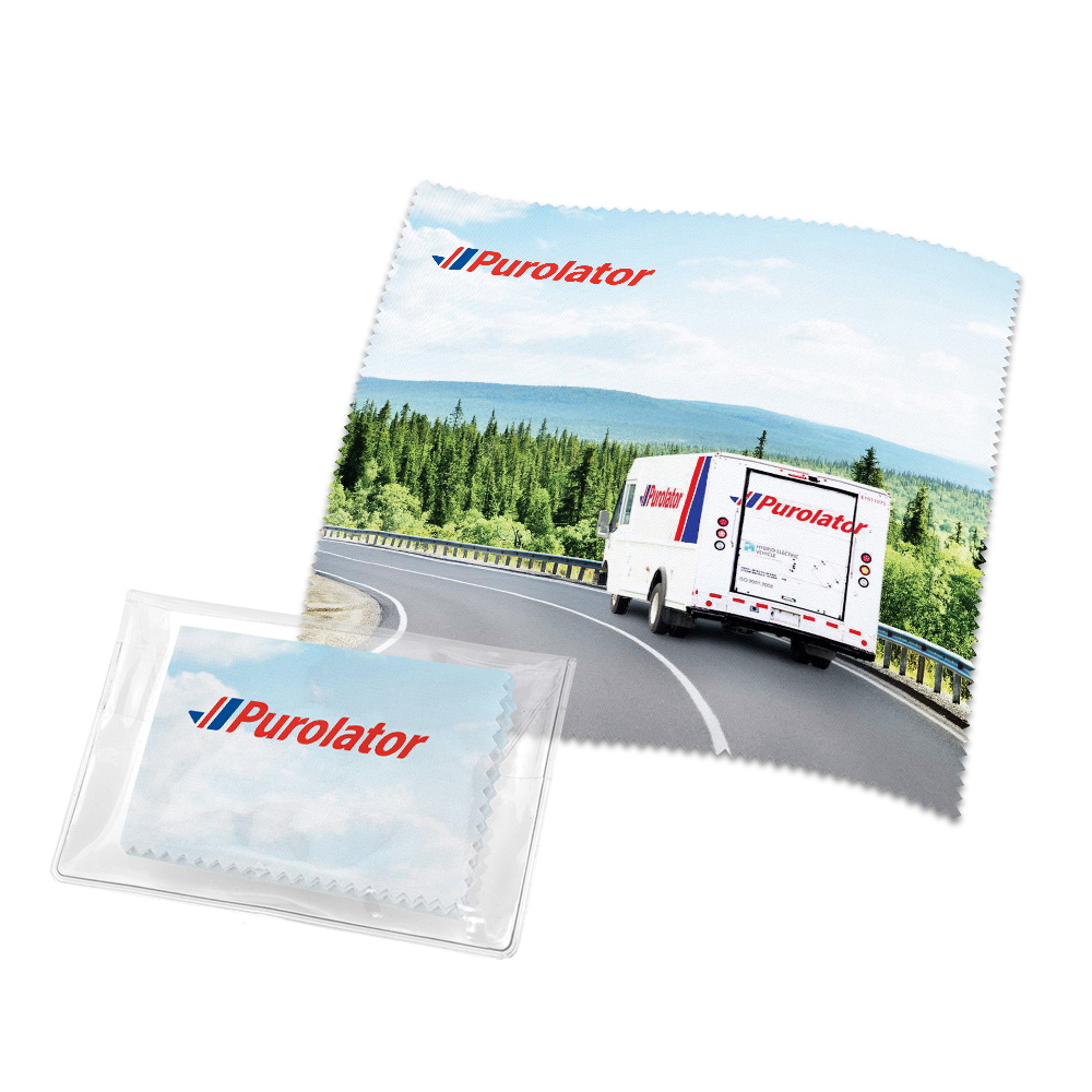 Microfiber Lens Cleaning Cloth, Sublimated 6" x 6"