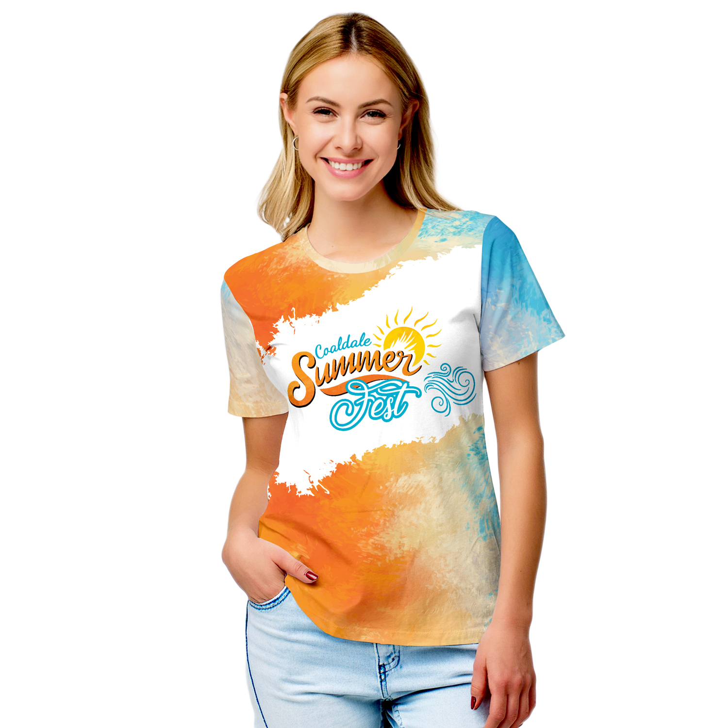 T-shirt pour femmes - Col rond