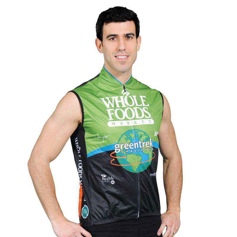 Gilet de cyclisme, poids moyen