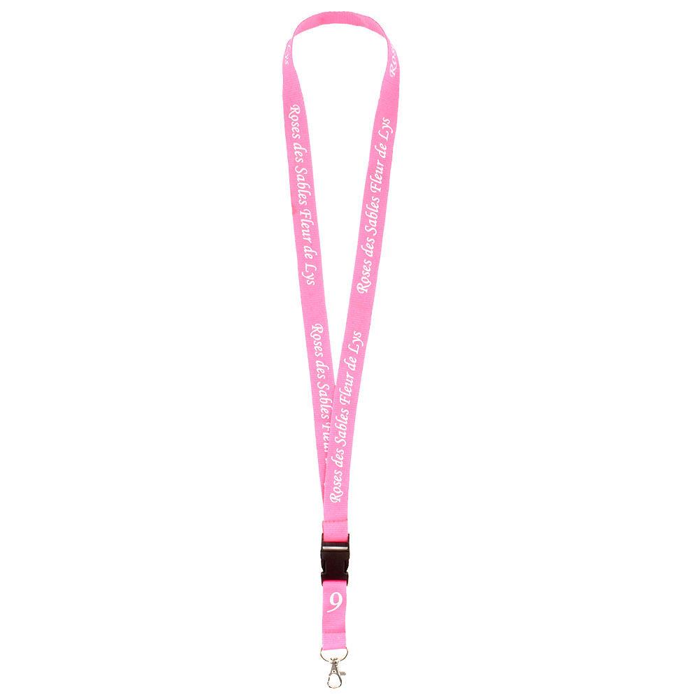 Silkscreen Lanyard with Detachable Buckle