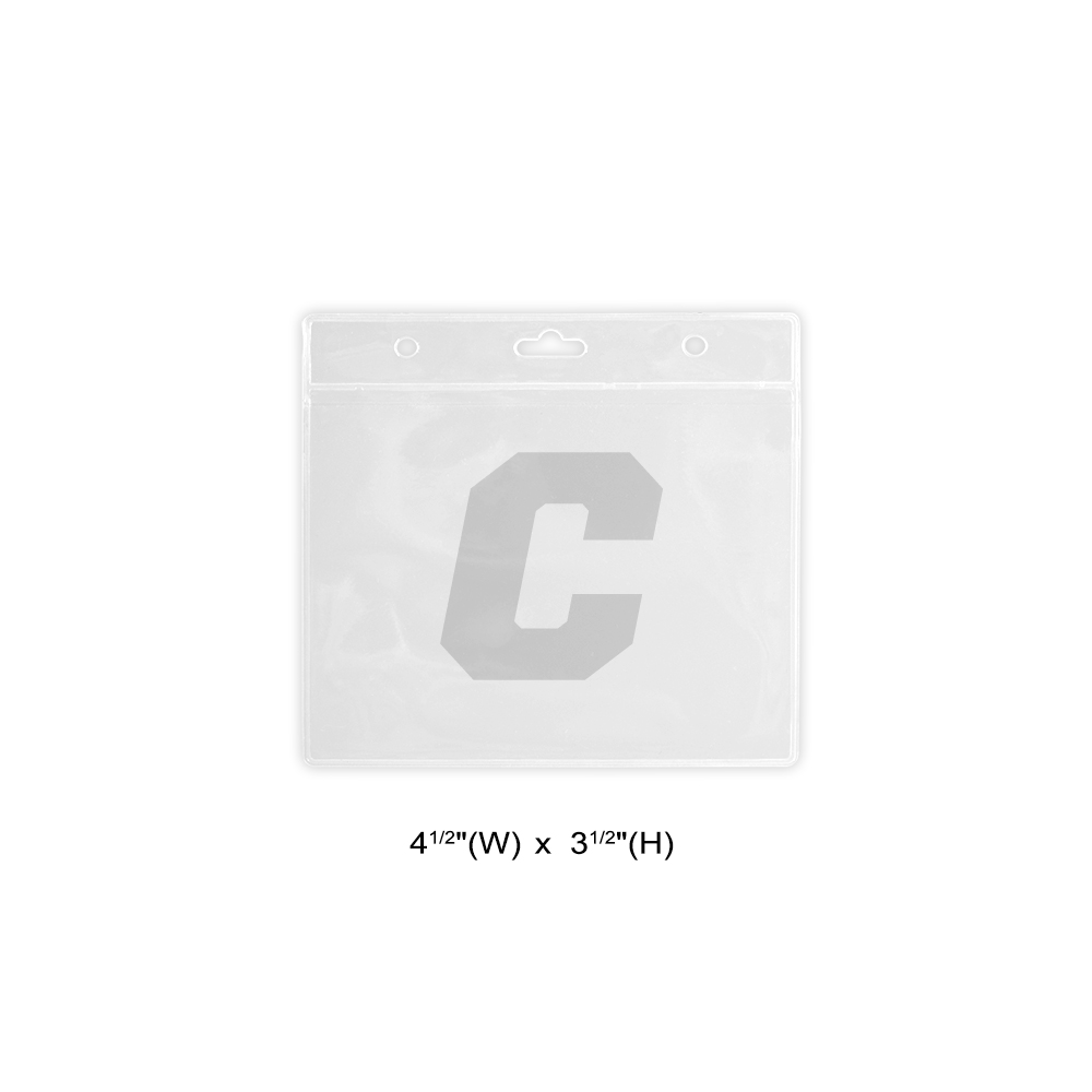 ID Vinyl Badge Holder, Size C