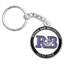 Iron Die Struck Soft Enamel Keychain (2.0")