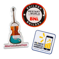 Offset Printed Lapel Pin (1.25")