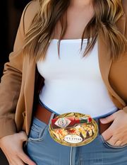 Belt Buckle w/Detachable Bottle Opener (2.5" x 3.5")