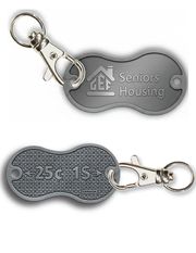 Custom cart coin  (1$ & 0.25$)