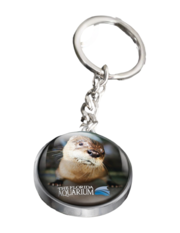 Glass Dome Key Chain (35mm dia.)