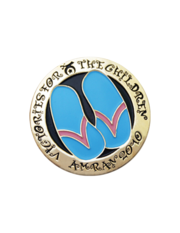Iron Die Struck Soft Enamel Lapel Pin (0.5")