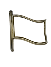 SOS Waving Flag Stock Design Lapel Pin