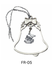 Dangler Style Pewter Ornament - Stock Frame with Custom Dangler